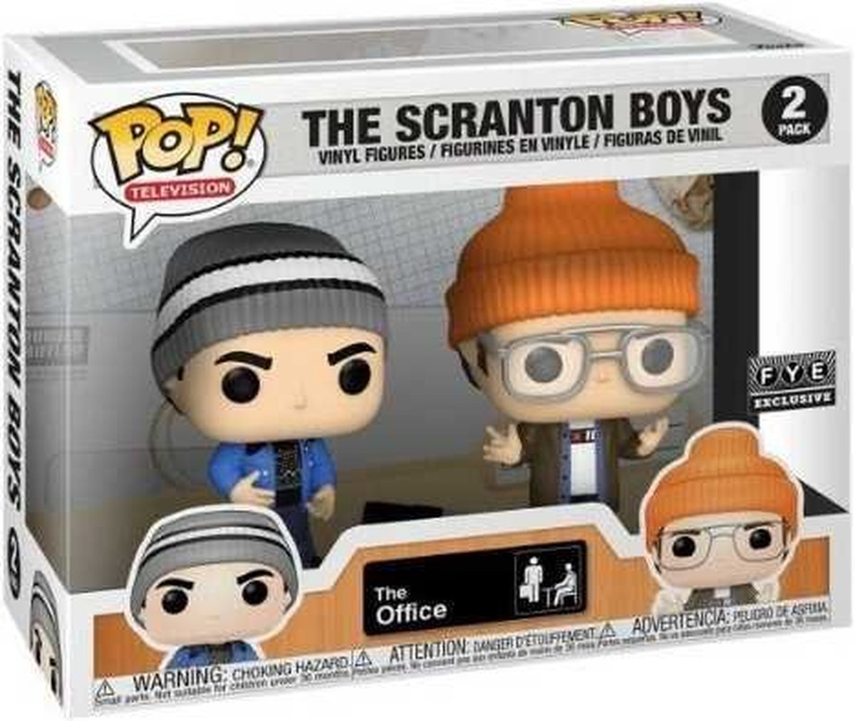   Pop! The Office: The Scranton Boys 2 Pk The Office Michael & Dwight FYE Excl [7.5/10]